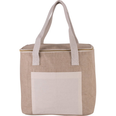 Jute cool bag - medium size